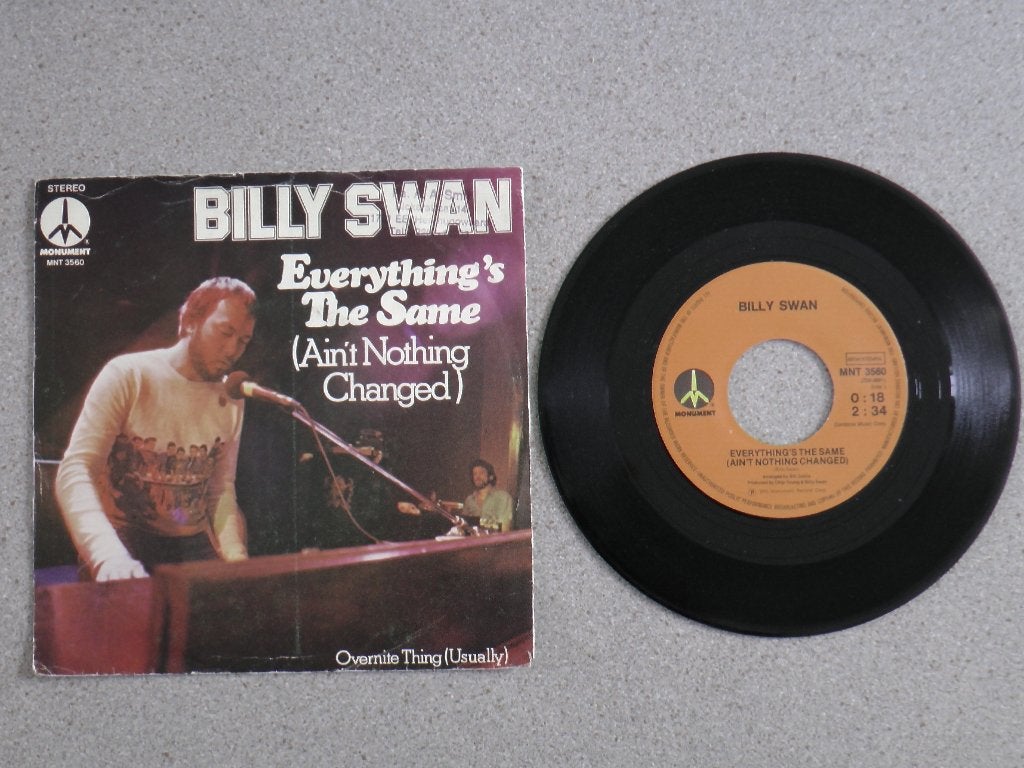 Billy Swan - Everything's the same VINYL SINGLE, Gebruikt, 7 inch, Pop, Fotohoes