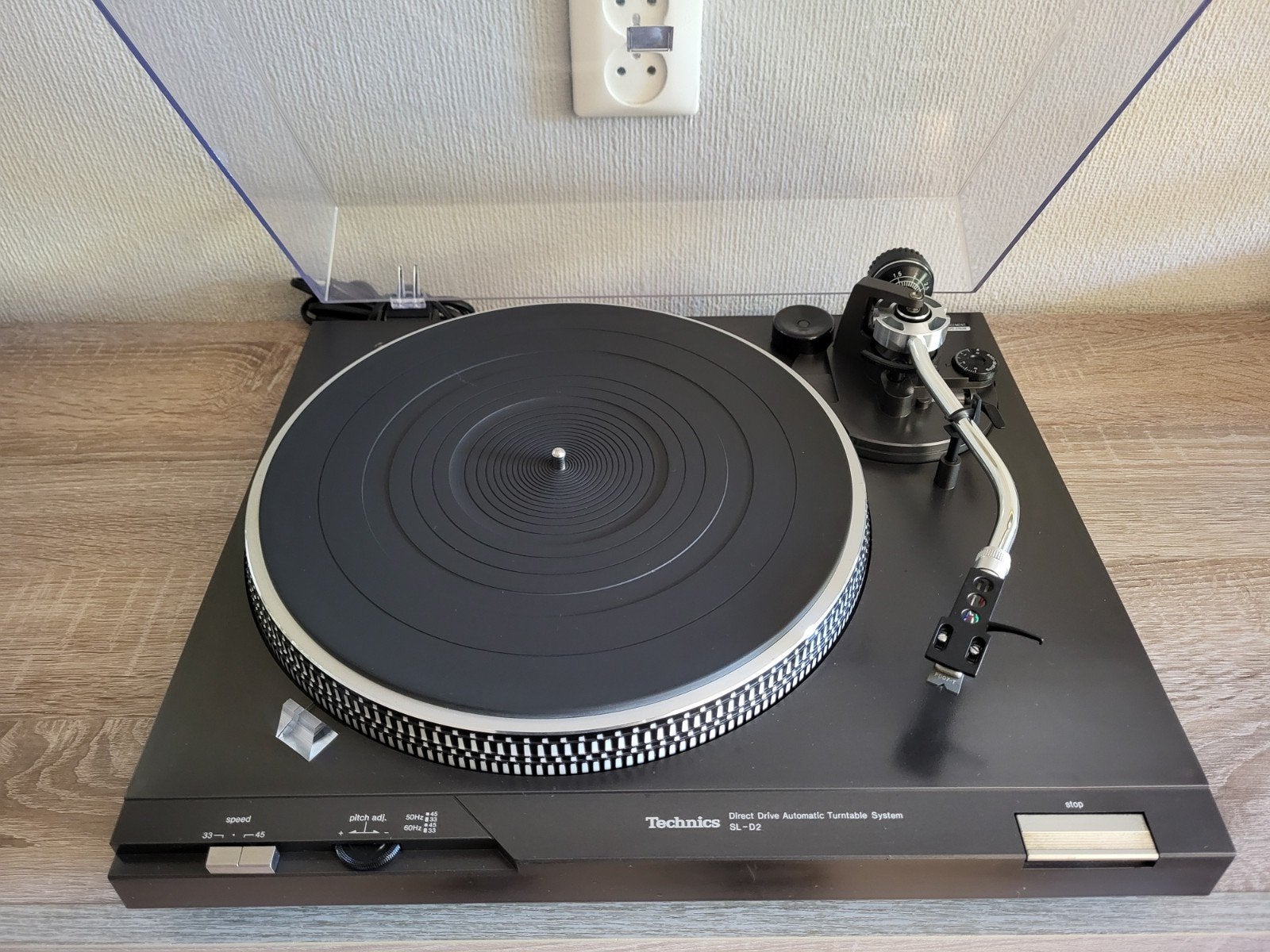 Technics sl-d2 (top conditie), Ophalen, Gebruikt, Pitch-regelaar, Platenspeler