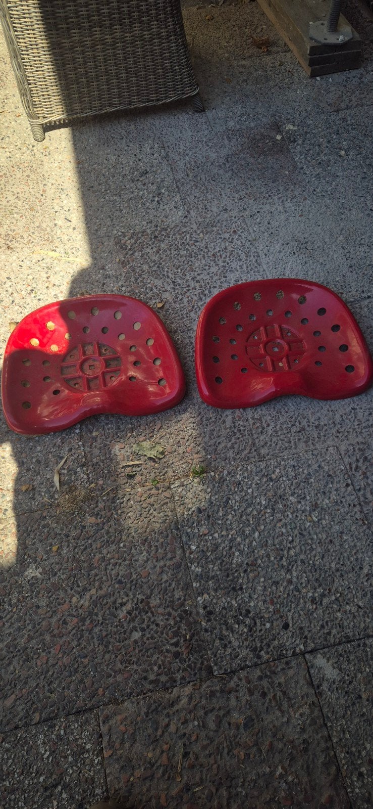 panzadel/zadelpan/zitpan. rood gelakt. nieuw., Ophalen, Nieuw