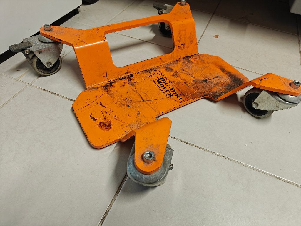 Big Bike Mover,  motor parking system, Ophalen