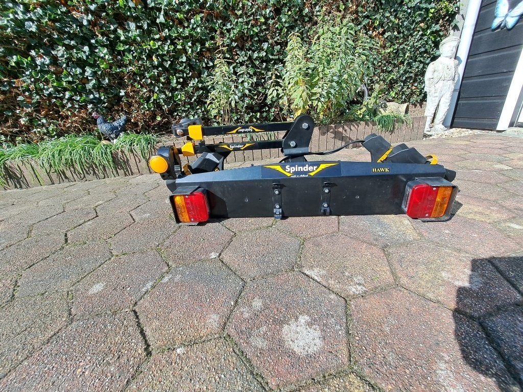 Fietsendrager Spinder, Ophalen, 2 fietsen, Gebruikt, Trekhaakdrager