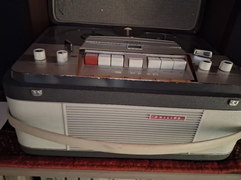 Bandrecorder PHILIPS EL 3534, Audio, Tv en Foto, Bandrecorders, Bandrecorder, Met stofkap, Ophalen