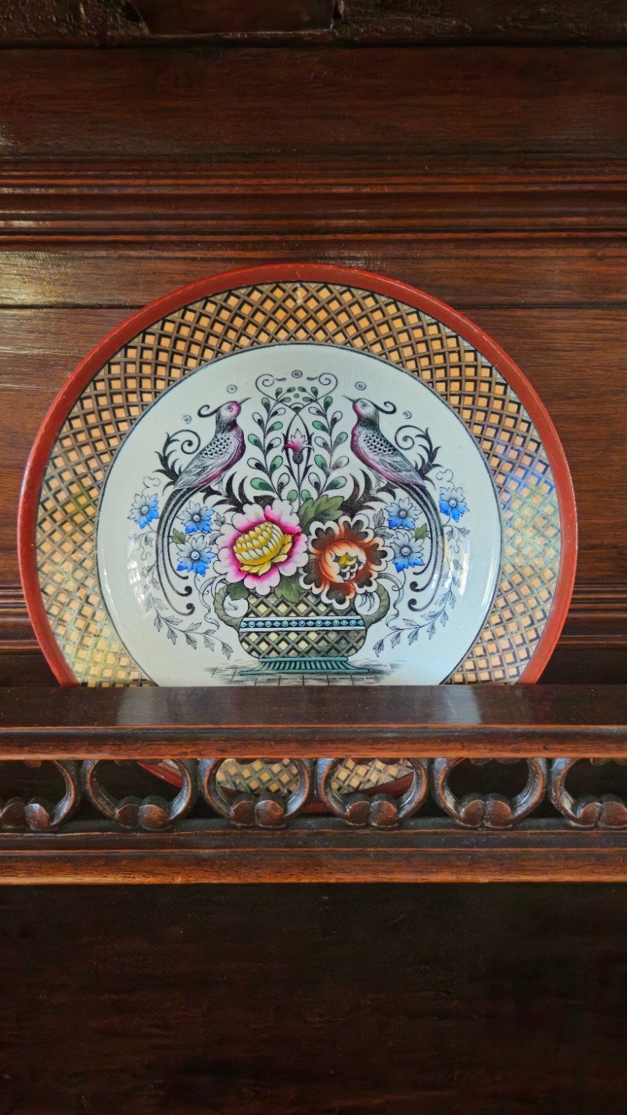 Antiek wandbord Societe Ceramique Maastricht, Ophalen of Verzenden
