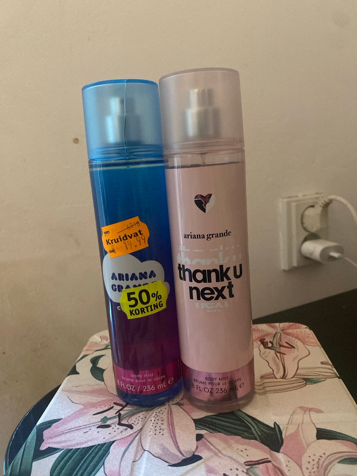 Ariana Grande Cloud & Thank U Next Body Mist - Beide voor €5, Ophalen of Verzenden, Gebruikt