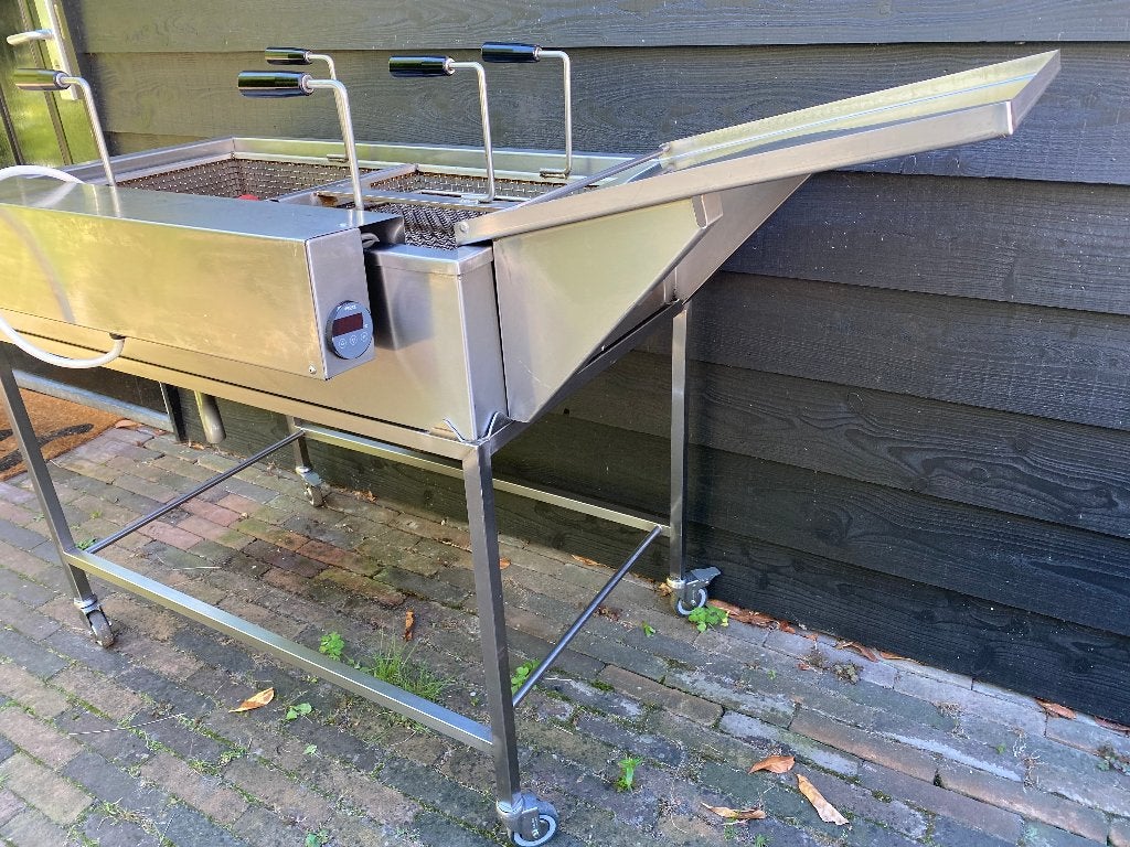 Beko / Everbake oliebollen frituur - oliebollenbak - 10,5kW, Ophalen, Frituurpan, Zo goed als nieuw, Rvs