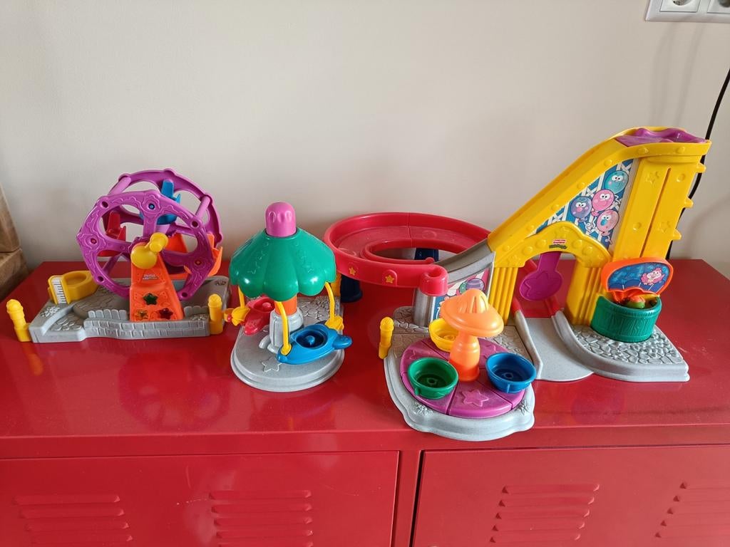Fisher-Price Little People Pretpark Set (3-delig), Kinderen en Baby's, Speelgoed | Overig, Ophalen, Gebruikt, Jongen of Meisje