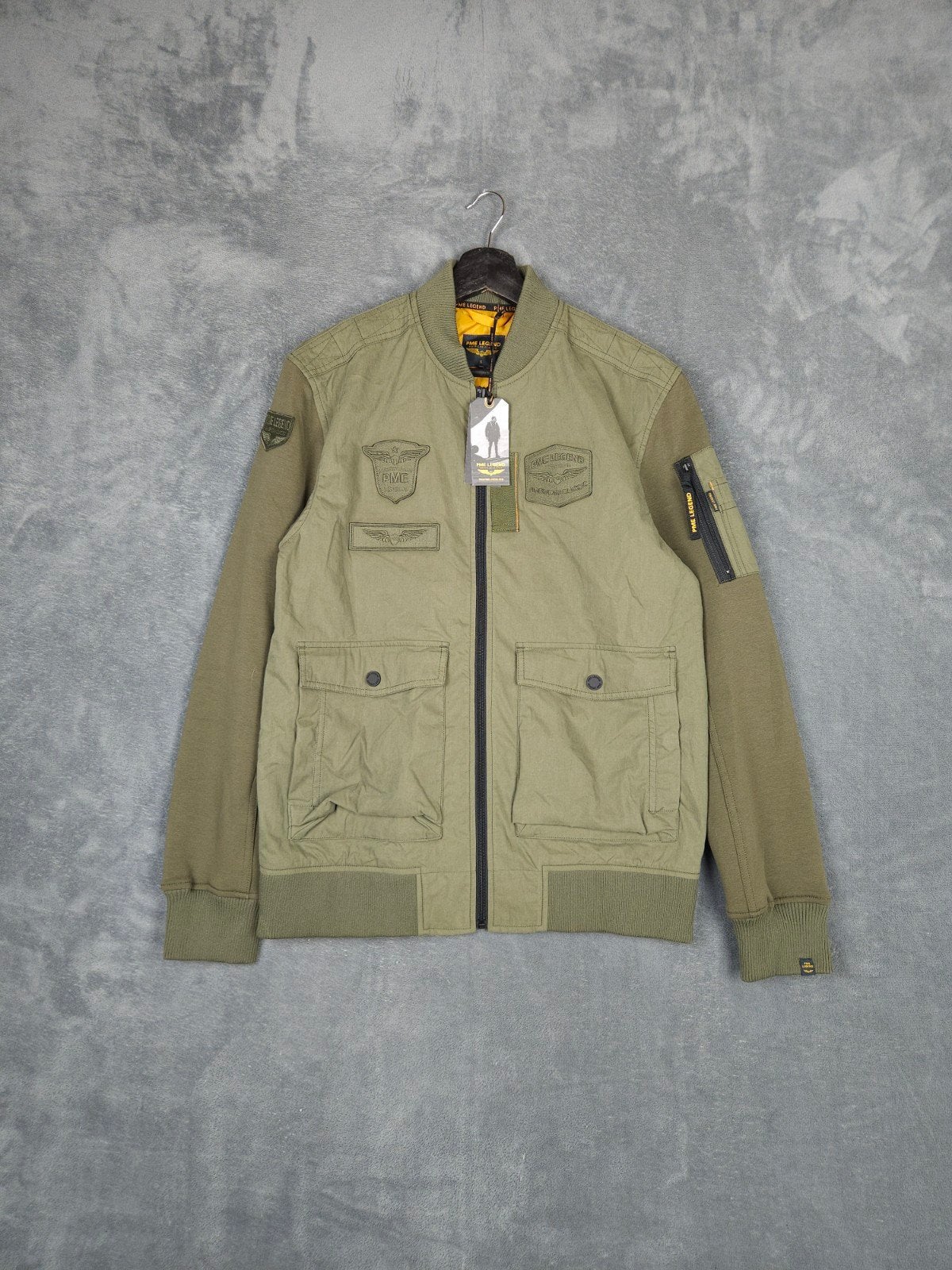 Pme Legend Bomber Jas S Groen Bomberjack 

Staat: Goed, geen, ., Nieuw, Ophalen of Verzenden, PME Legend