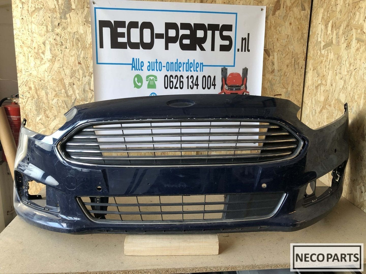 Ford s max bumper voorbumper grill 2015-2018 origineel, -, Voor, -, Bumper
