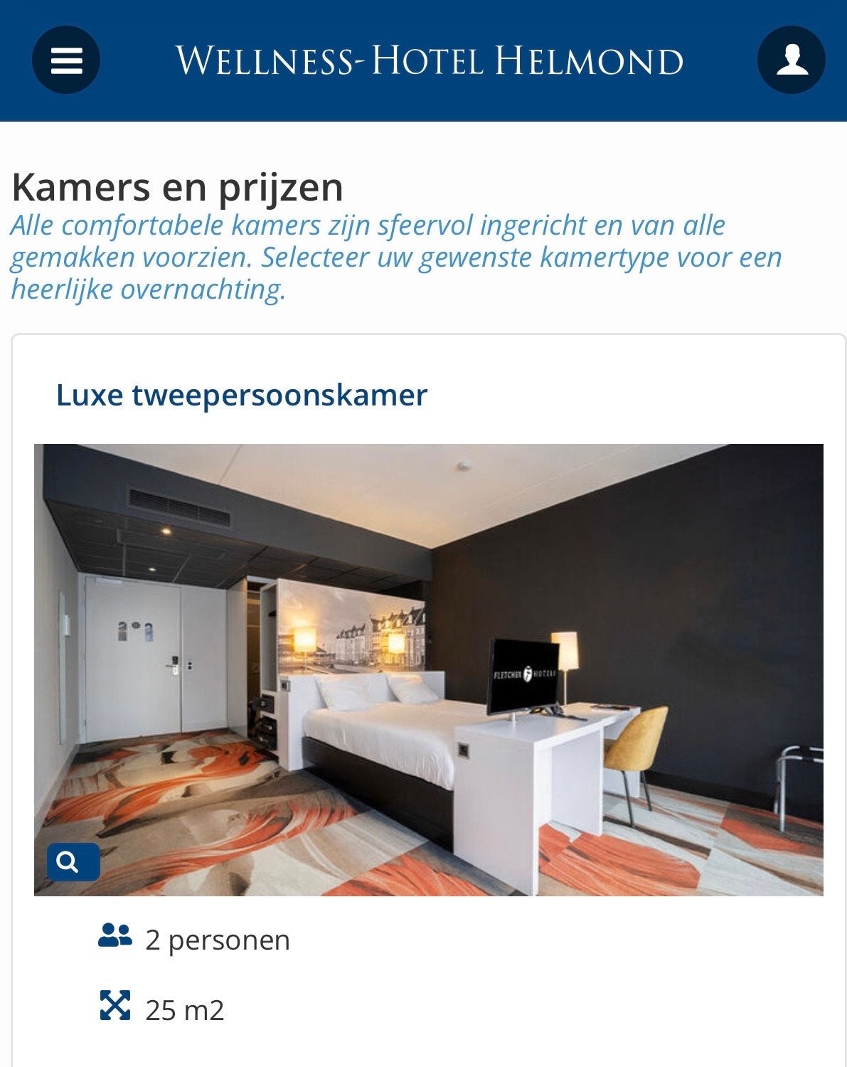 Luxe 2-pk vroege check/in, Fletcher hotel Helmond, Twee personen, 1 overnachting