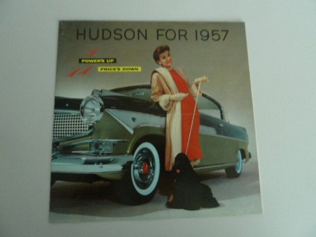 1957 Hudson Full Line Brochure USA, Ophalen of Verzenden, Gelezen, Overige merken