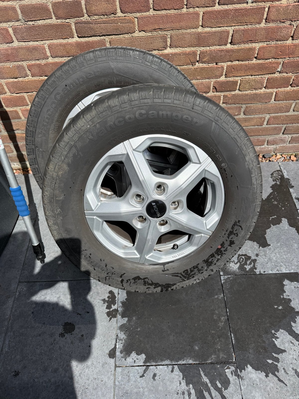 Ronal CA1 Velgen met Continental VanCo Camper banden, Auto-onderdelen, Banden en Velgen, Ophalen, 16 inch, Banden en Velgen, All Season