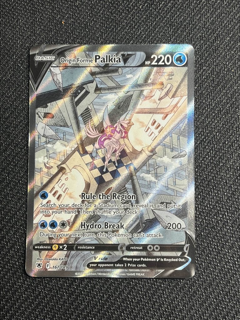 Origin Forme Palkia V (ASR 167), Hobby en Vrije tijd, Verzamelkaartspellen | Pokémon, Ophalen of Verzenden, Nieuw, Losse kaart