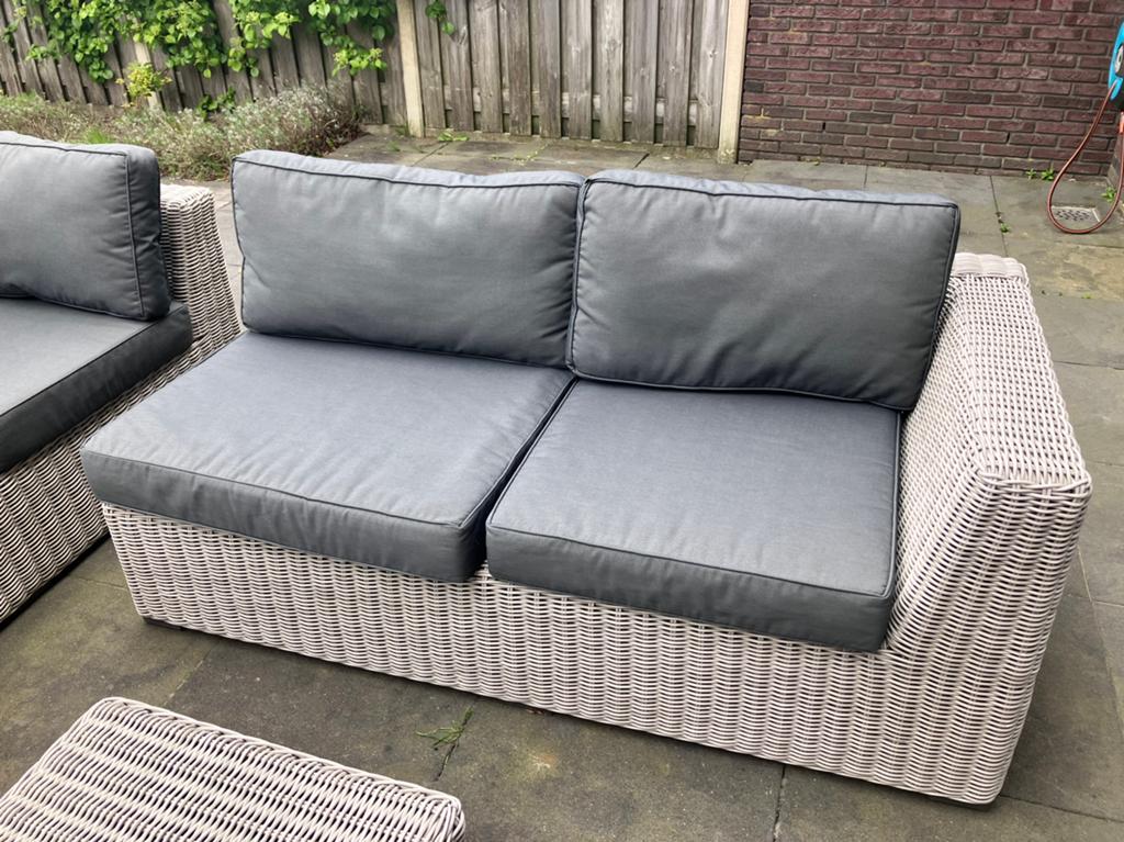 2 persoons zitdeel loungebank, Overige materialen, Zo goed als nieuw, Loungeset, Bank