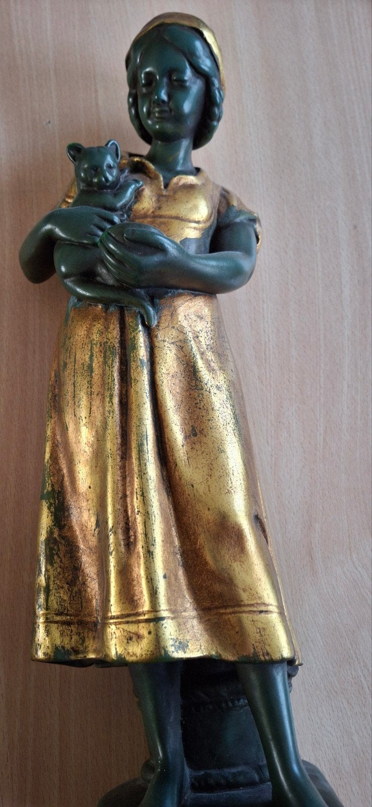meisje met kat, Ophalen of Verzenden