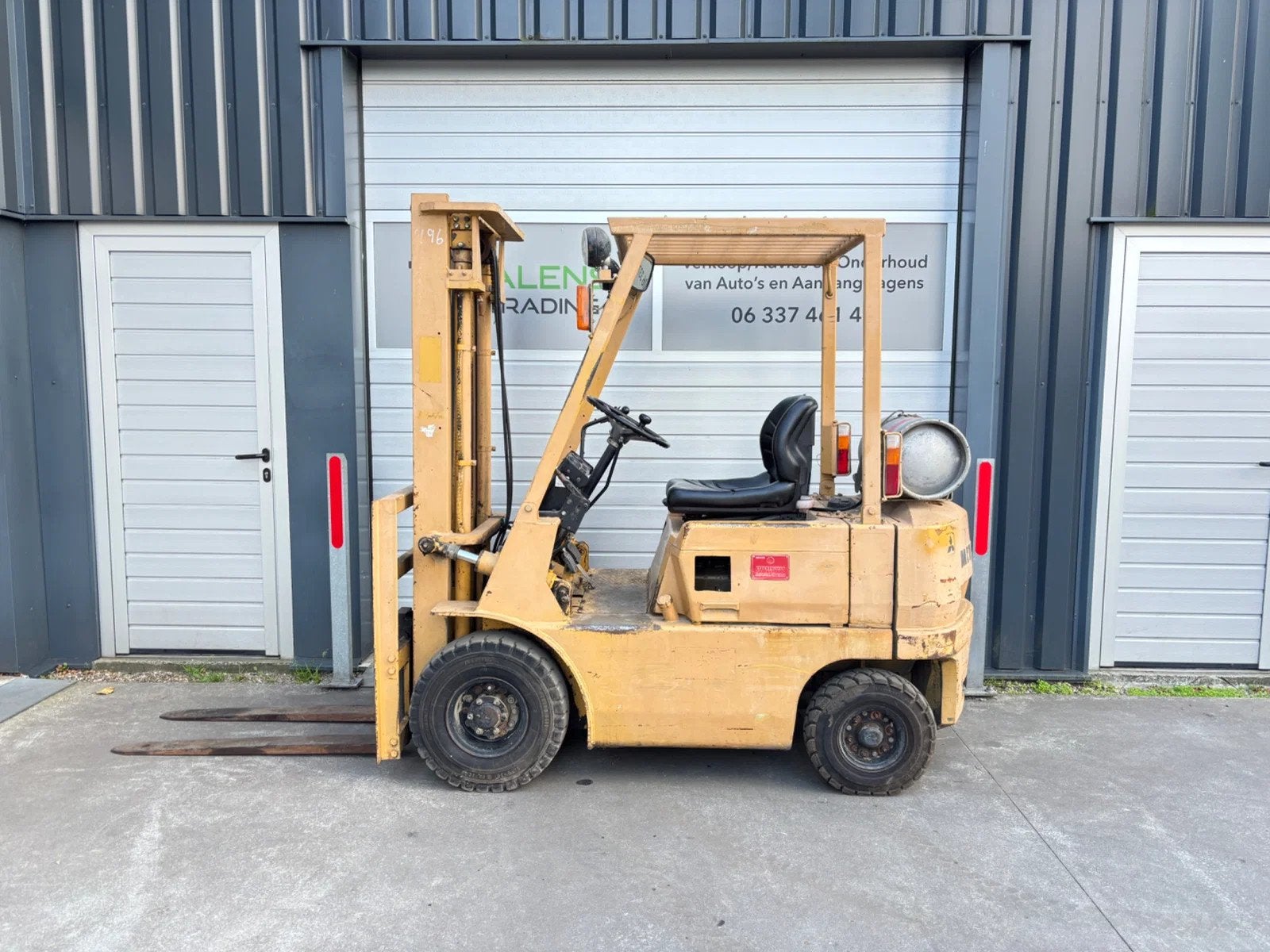 Mitsubishi FG15 LPG Duplex 3e ventiel Werkverlichting, 1000 tot 2000 kg, LPG, Heftruck, Mitsubishi