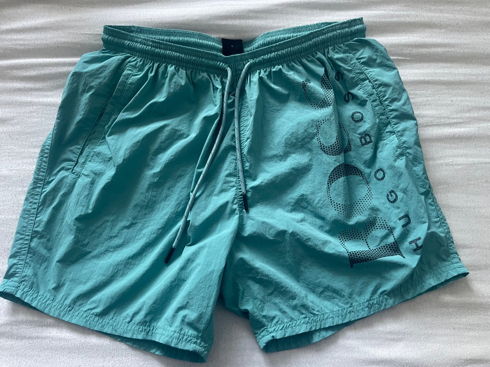 Hugo Boss zwem short maat L, Ophalen of Verzenden, Zwart