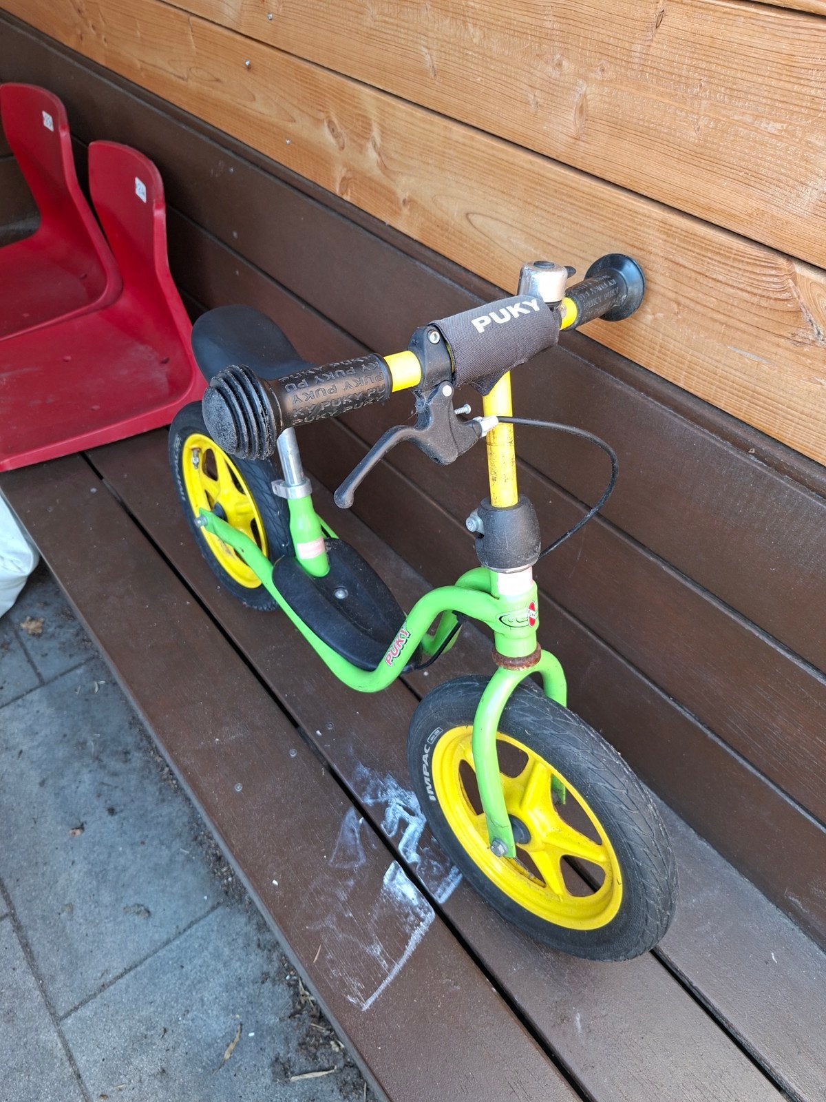 Puky Loopfiets XL 12 inch met handrem - Gebruikt, Ophalen of Verzenden