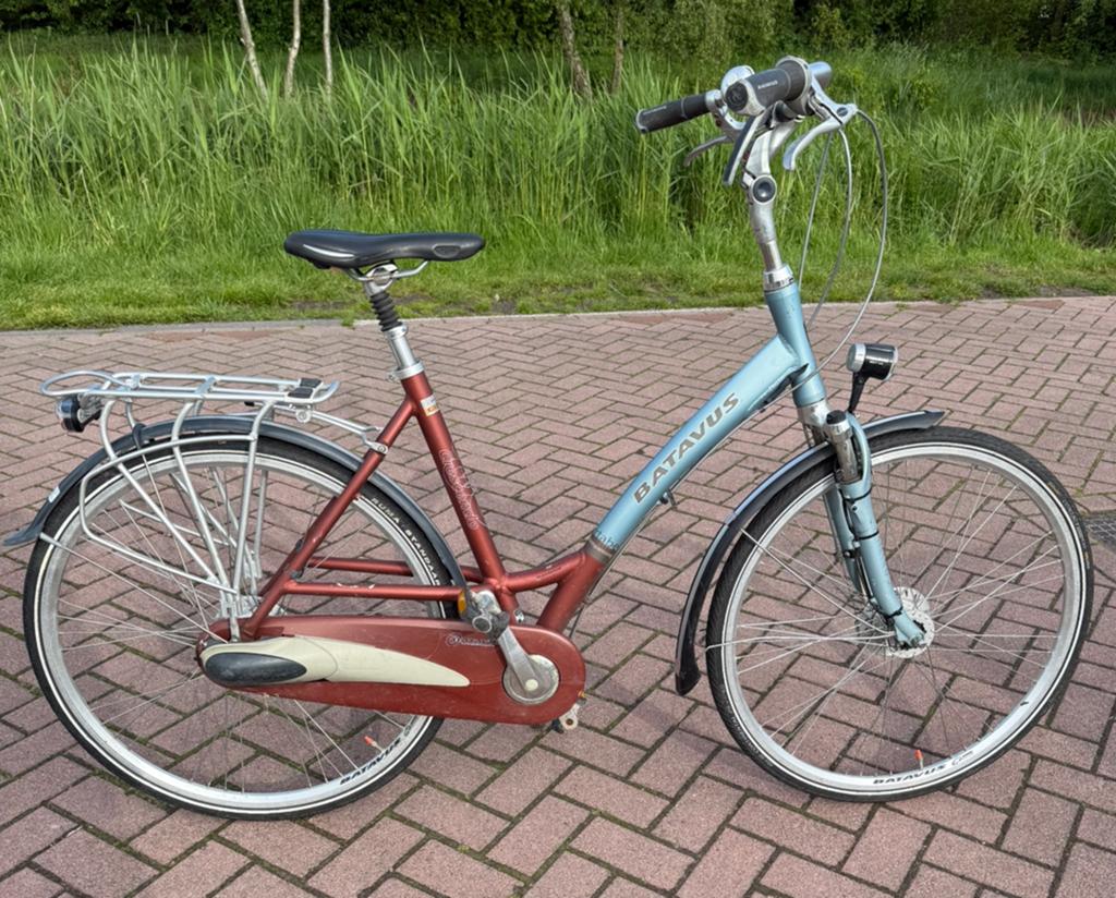Batavus crescendo damesfiets 28 inch, Ophalen, 53 tot 56 cm, Versnellingen, Batavus