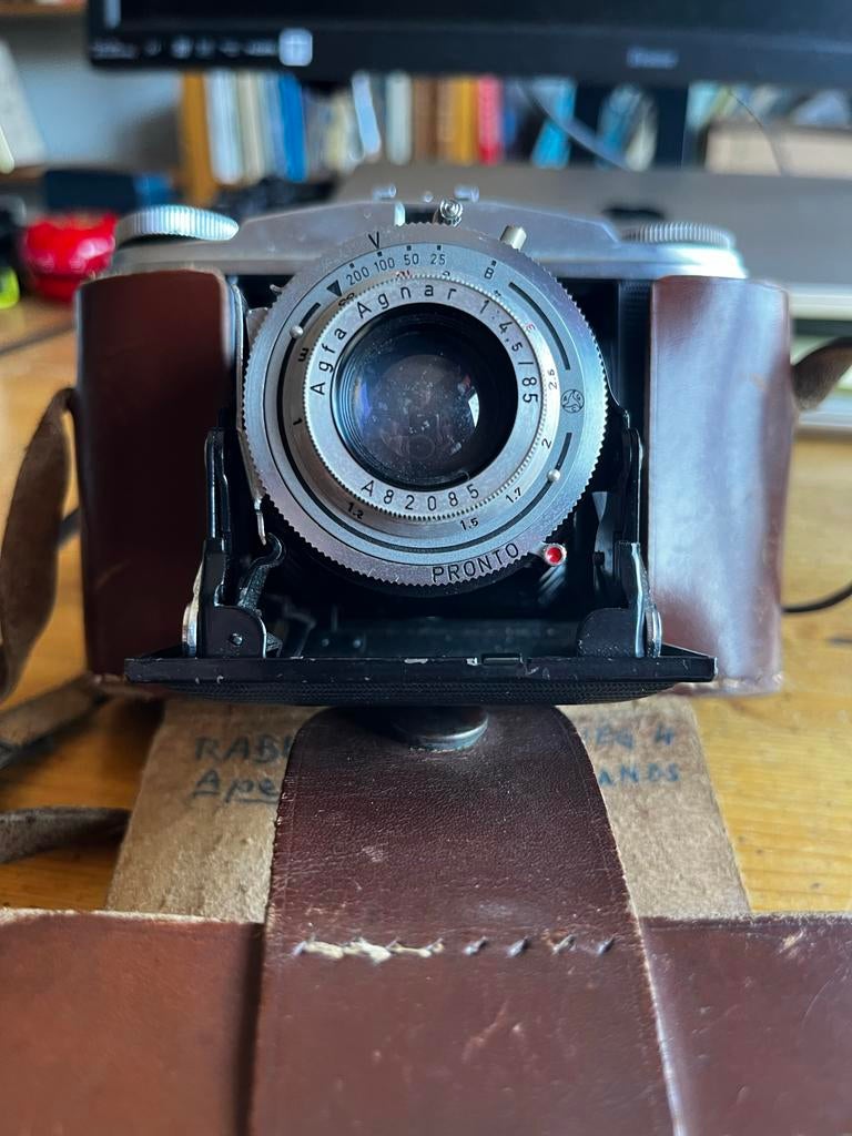 Vintage Agfa Isolette analoge camera (jaren '50), Ophalen, Gebruikt, Compact, Overige Merken