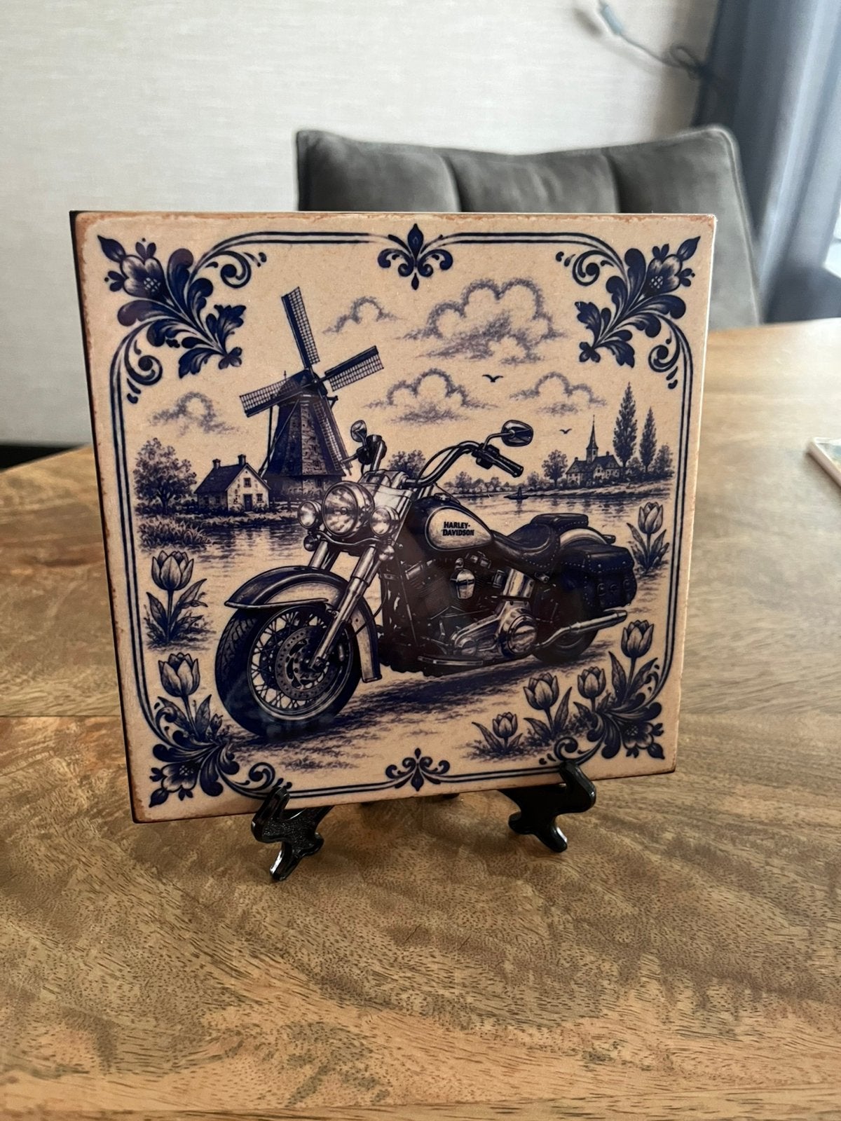 Tegeltje harkey davidson, Verzamelen, Ophalen of Verzenden, Nieuw, Auto's