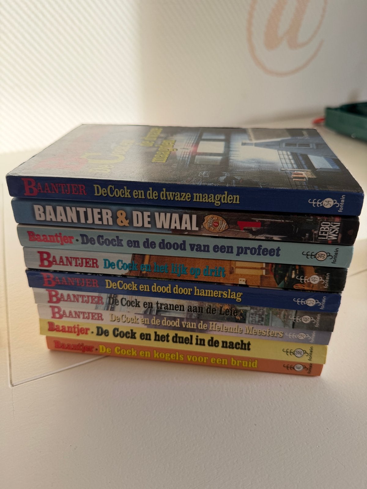 Baantjer boeken - 8 delen in één koop, Boeken, Ophalen, Gelezen