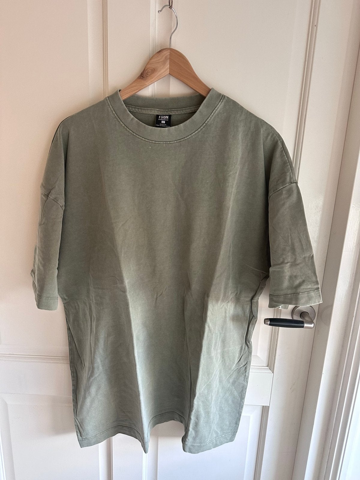 FSBN Oversized Fit T-shirt Maat L, Ophalen of Verzenden, Zo goed als nieuw, Maat 52/54 (L), Groen