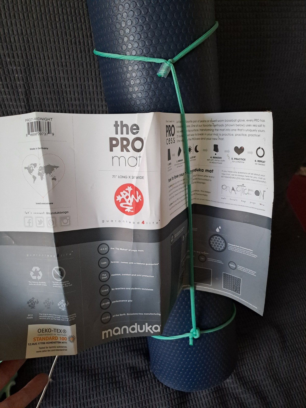 Manduka PRO yogamat - zo goed als nieuw, Ophalen of Verzenden, Zo goed als nieuw, Yogamat