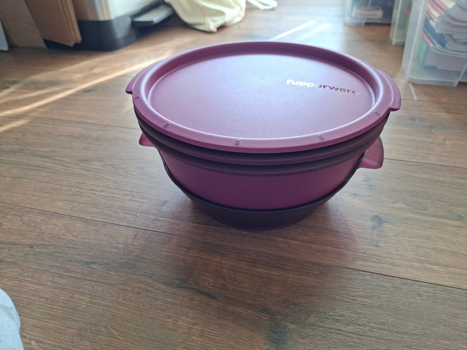 Tupperware Micro gourmet, Huis en Inrichting, Ophalen of Verzenden, Zo goed als nieuw, Paars, Overige typen
