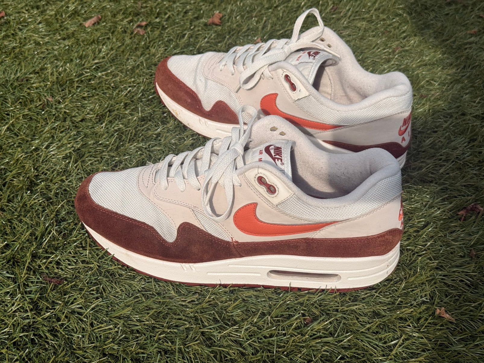 Nike air Max 1 Mars Stone maat 46, Kleding | Heren, Schoenen, Overige kleuren, Ophalen of Verzenden, Sneakers of Gympen, Gedragen