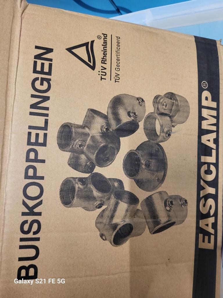 buis koppelingen, Doe-het-zelf en Verbouw, Buizen en Afvoer, Overige materialen, Overige typen, Nieuw, Ophalen of Verzenden
