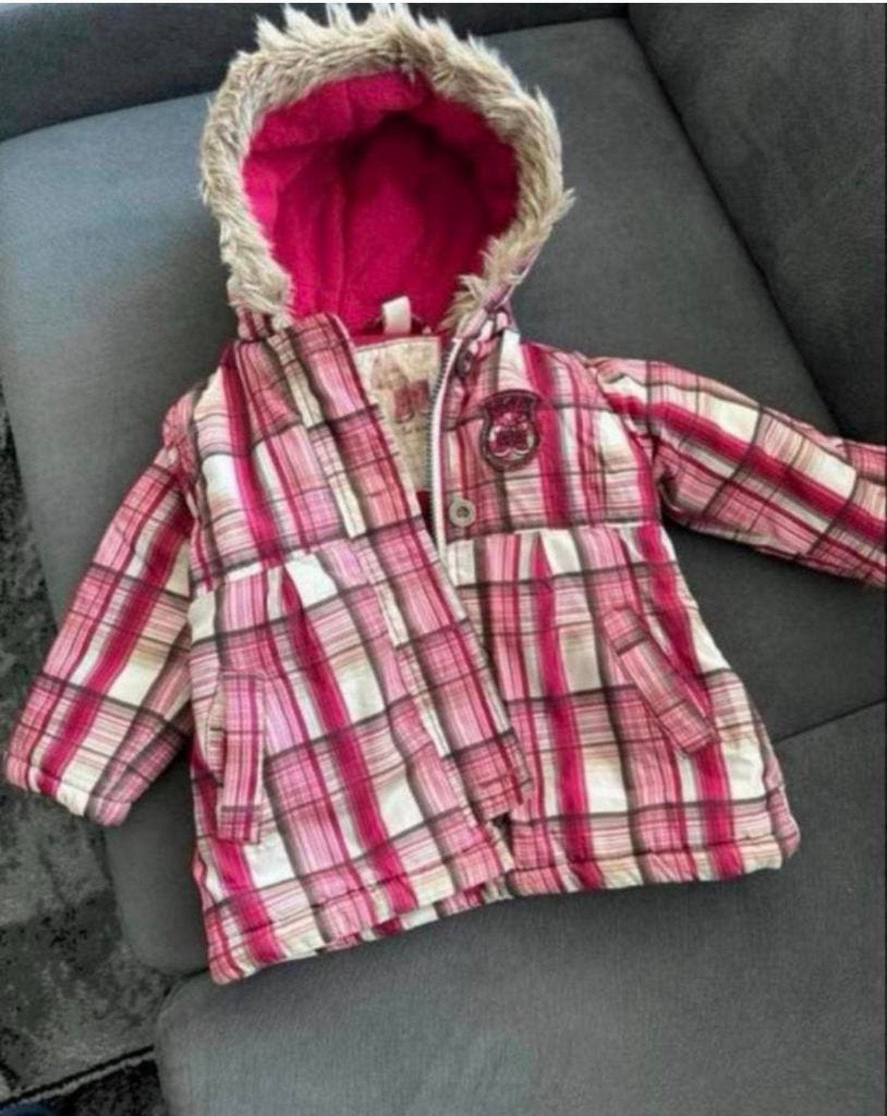 Baby winterjas maat 74, Ophalen of Verzenden, Zo goed als nieuw, Meisje, Jasje