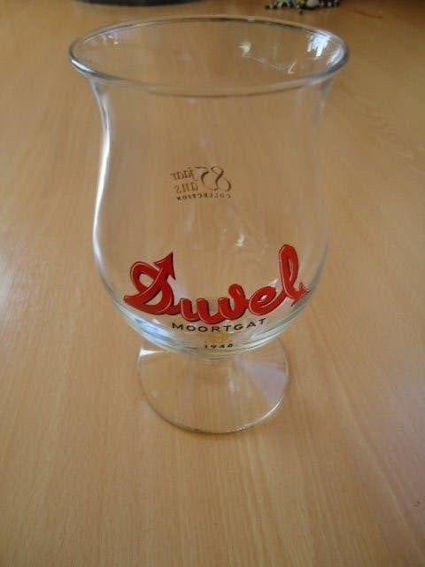 Duvel glas, 85 jaar Duvel Moortgat 1948, jaar 2008, Verzamelen, Biermerken, Ophalen of Verzenden, Zo goed als nieuw, Glas of Glazen