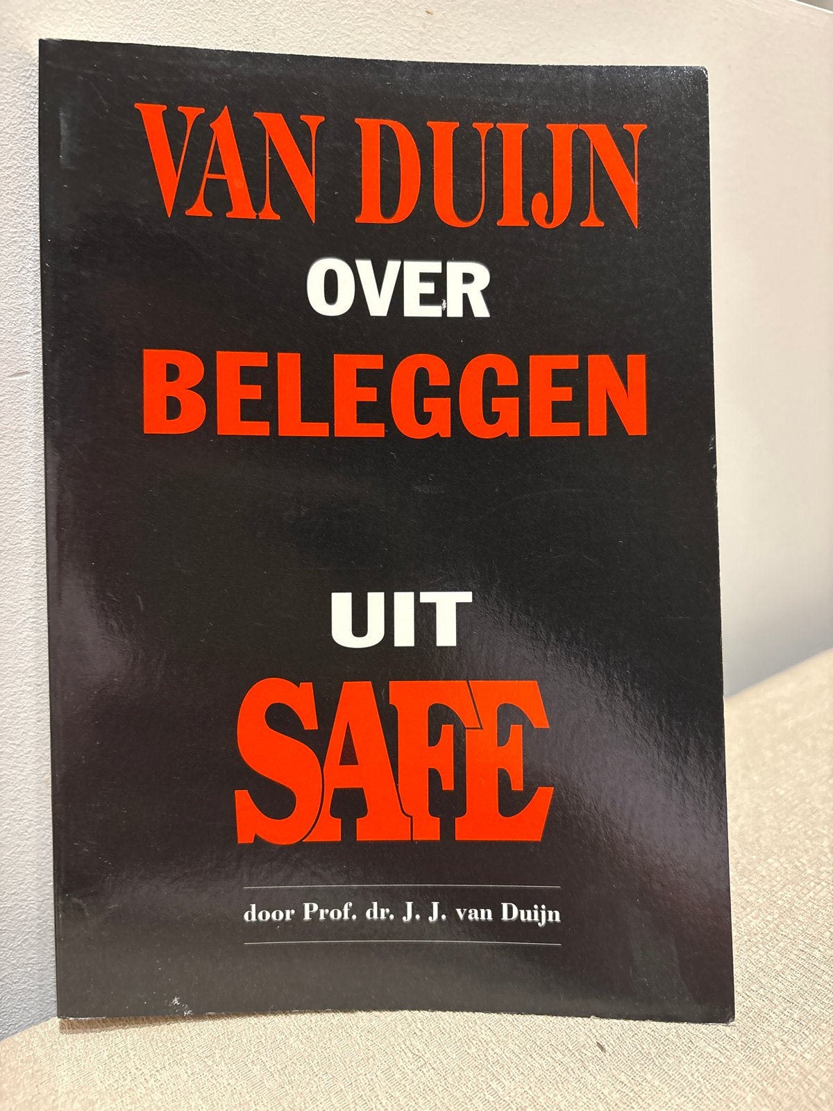 VAN DUIJN OVER BELEGGEN UIT SAFE, Ophalen of Verzenden, Gelezen, Geld en Beleggen