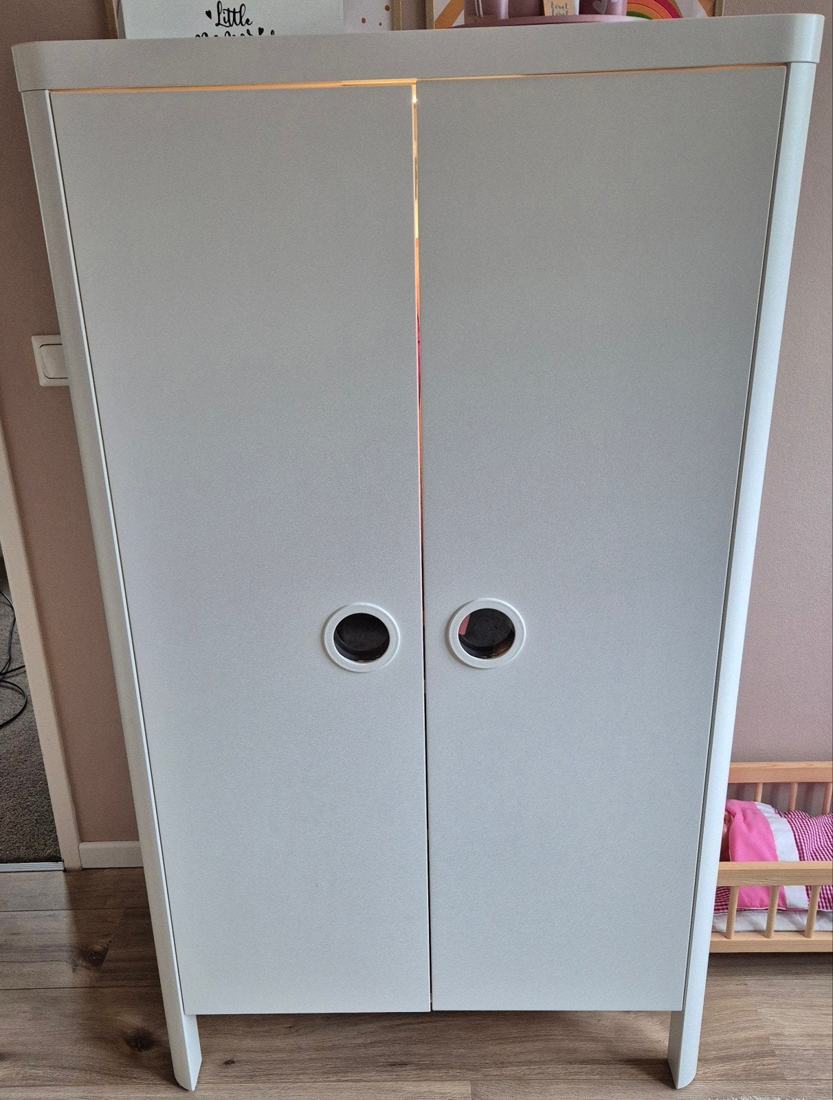 Witte Ikea Busunge kledingkast, Ophalen, Zo goed als nieuw, 25 tot 50 cm, 150 tot 200 cm