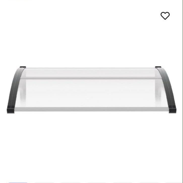 Deurluifel 120x100cm - UV-polycarbonaat, 100 tot 120 cm, Kunststof, Overige typen, Minder dan 200 cm