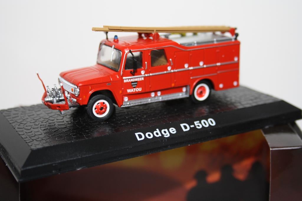 Brandweerwagen Dodge D-500 (1/72), Hobby en Vrije tijd, Modelauto's | 1:43, Ophalen of Verzenden, Nieuw, Bus of Vrachtwagen, Overige merken