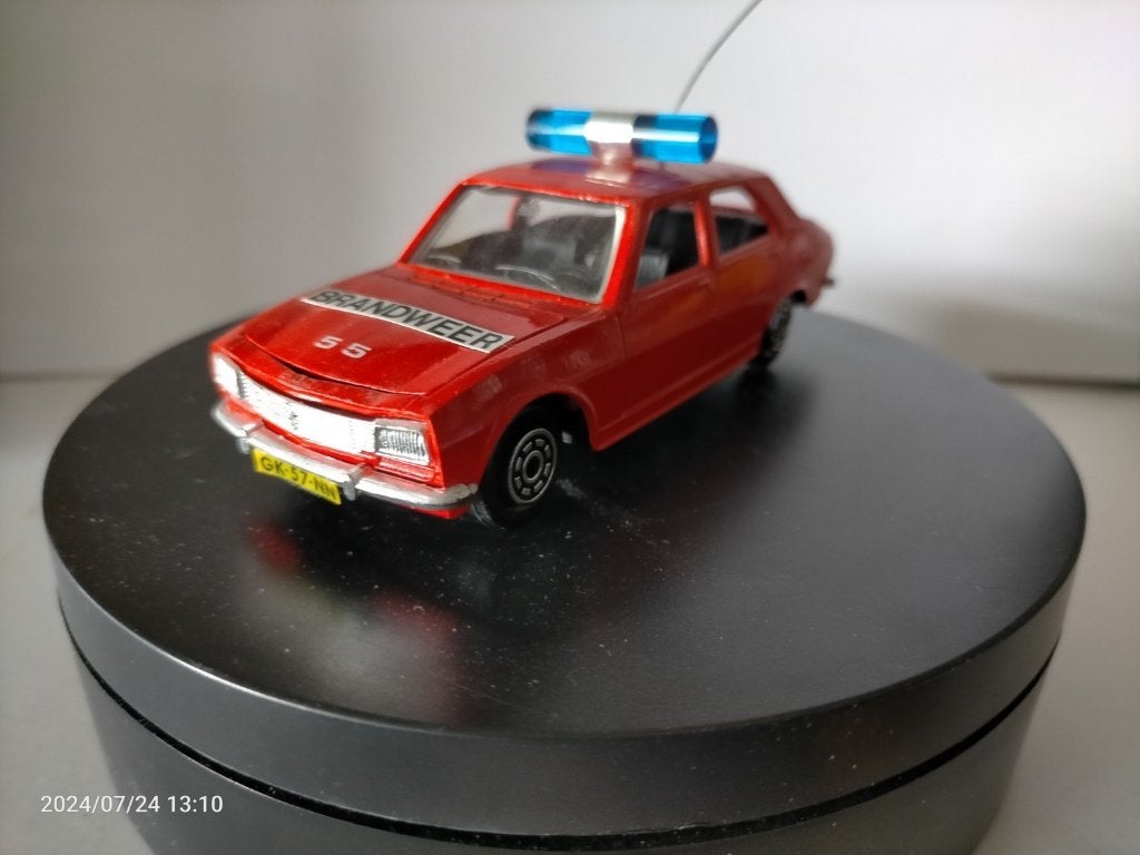 Norev peugeot 504 brandweer (code3), Verzenden, Auto, Norev