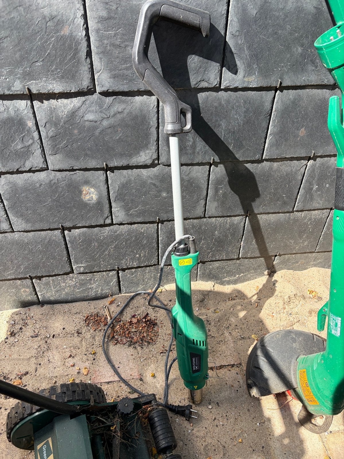 Tuinonderhoud set: Grasmaaier, tuinslang, onkruidbranders, Kooimesmaaier, Ophalen, Gebruikt