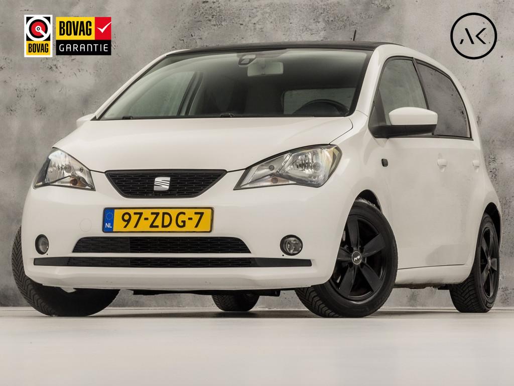 SEAT Mii 1.0 Sport (5 DEURS, SCHUIFDAK, NAVIGATIE, BLUETOOTH, Voorwielaandrijving, Stof, Gebruikt, Zwart