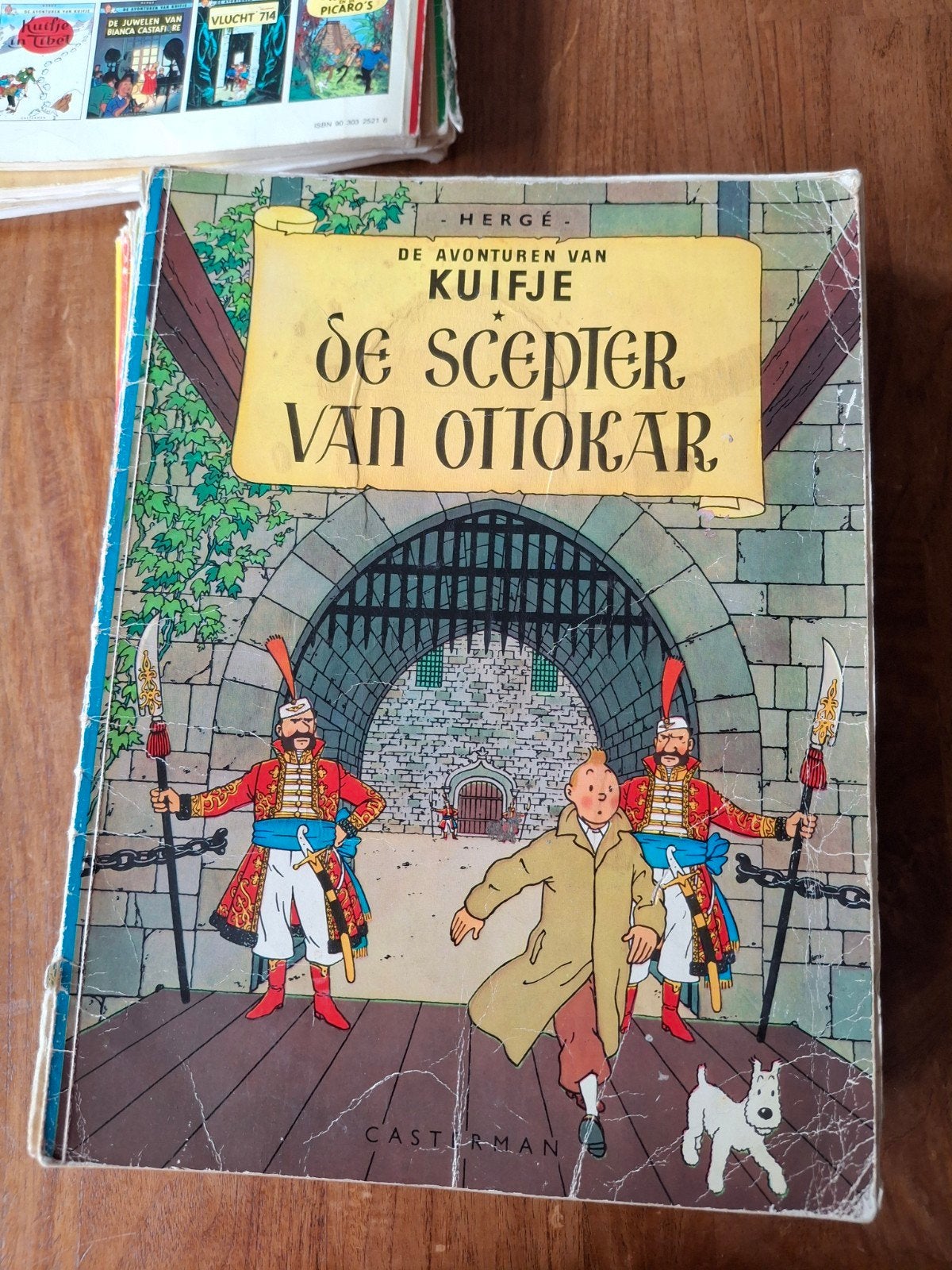 Kuifje: De Scepter van Ottokar - Klassiek stripboek, Eén stripboek, Ophalen of Verzenden, Gelezen, Hergé