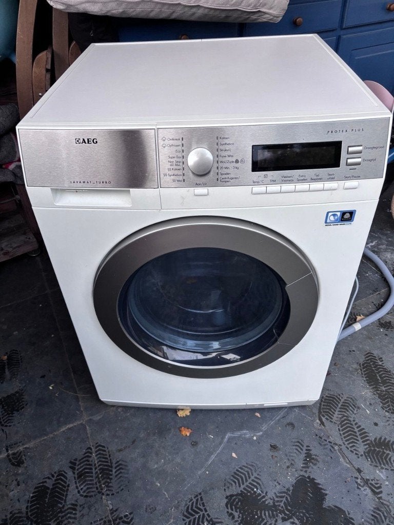 AEG L87695WD Lavamat Turbo Was-droogcombinatie - Goede Staat, 8 tot 10 kg, Ophalen, Gebruikt, 85 tot 90 cm