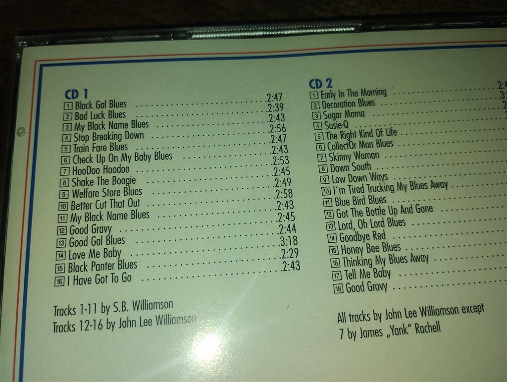 John Lee [Sonny Boy] Williamson - Down South [2 CD], Ophalen of Verzenden, 1980 tot heden, Zo goed als nieuw, Jazz