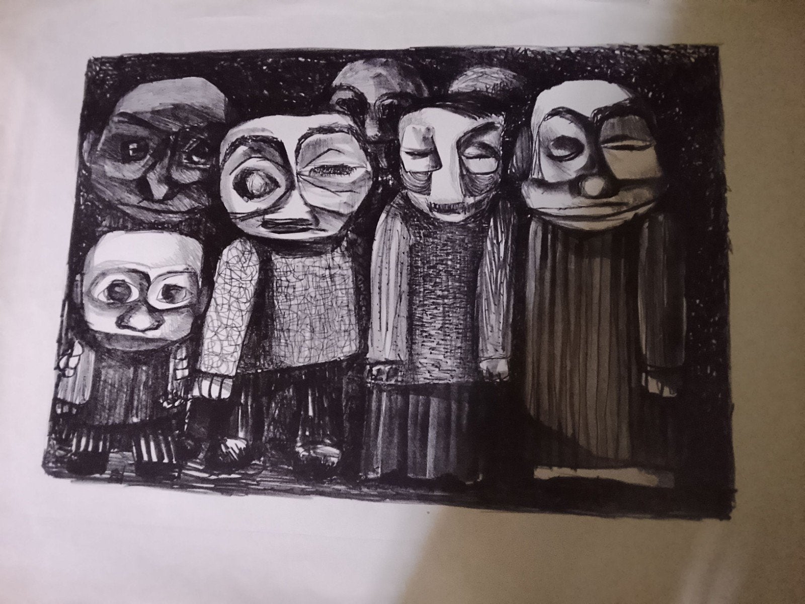 antieke grote ets, Antiek en Kunst, Kunst | Etsen en Gravures, Ophalen
