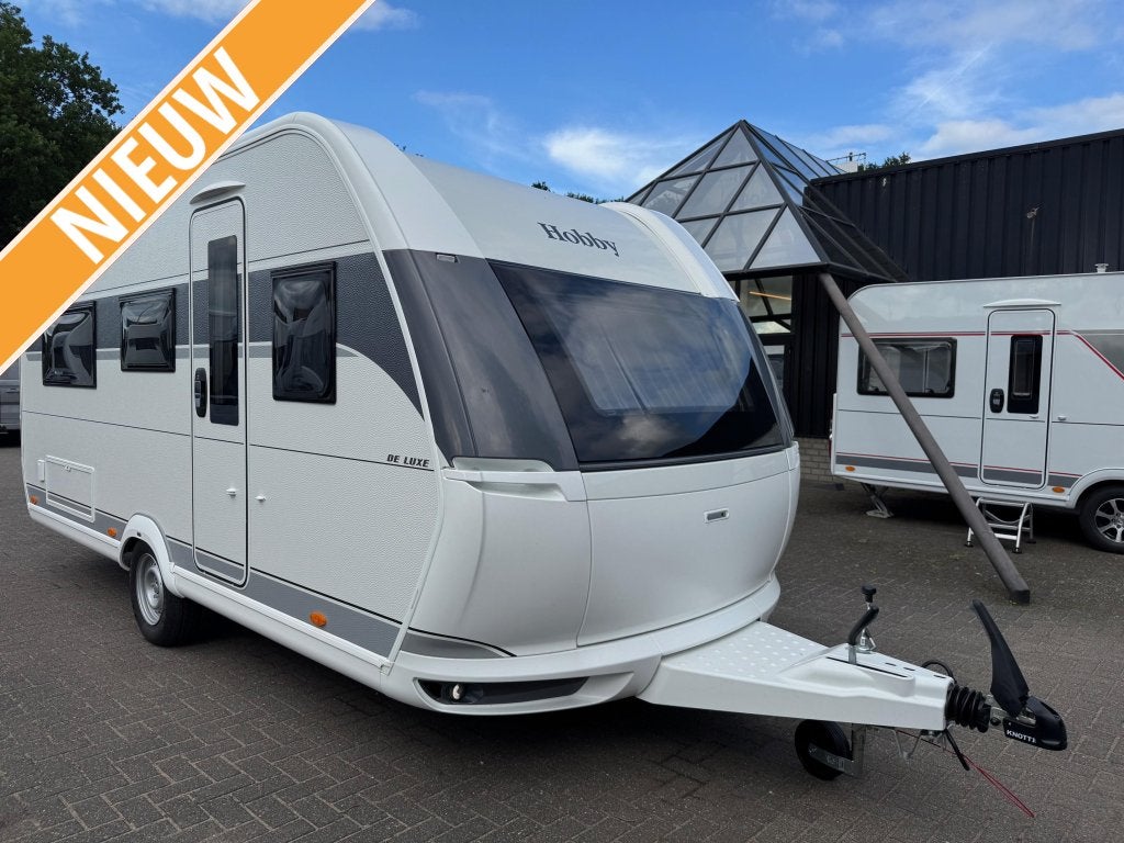 Hobby de Luxe 460 LU 2026 | Enkele bedden, Caravans en Kamperen, Rondzit, Hobby, Bedrijf, Tot en met 3