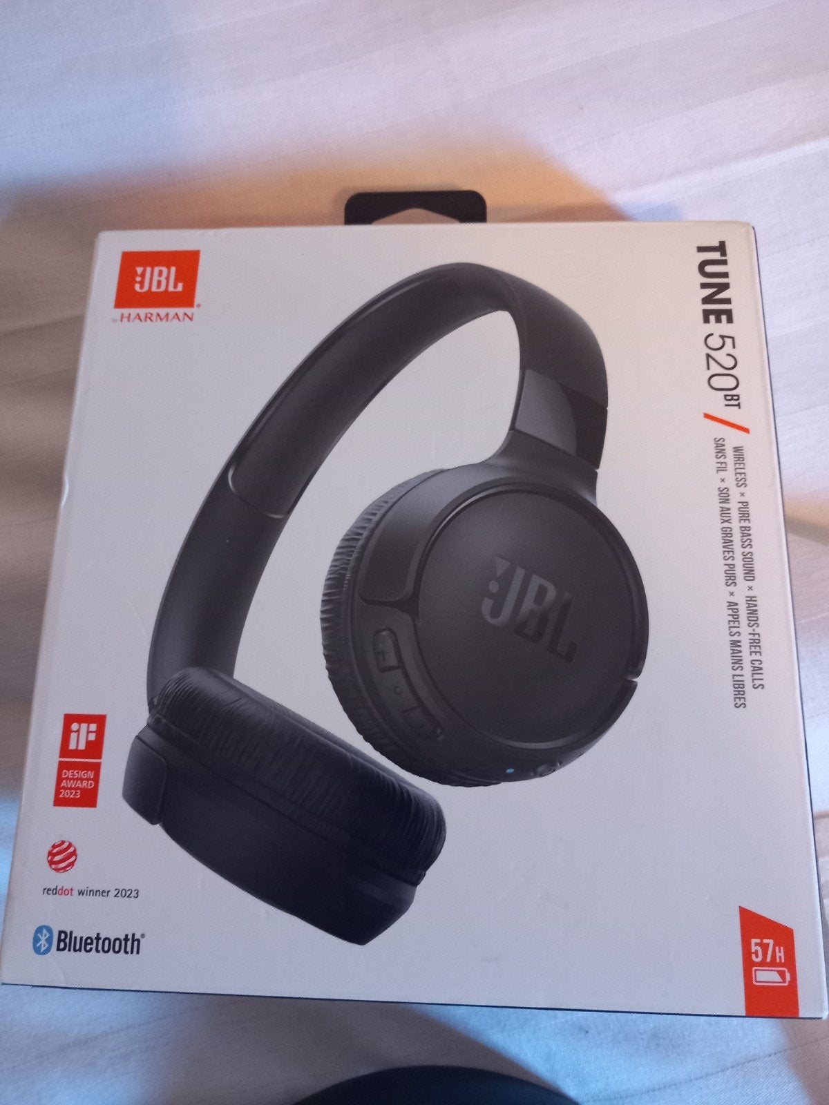 JBL Tune 520BT Koptelefoon - Zwart, Zo goed als nieuw, JBL, On-ear, Ophalen of Verzenden, Zo goed als nieuw