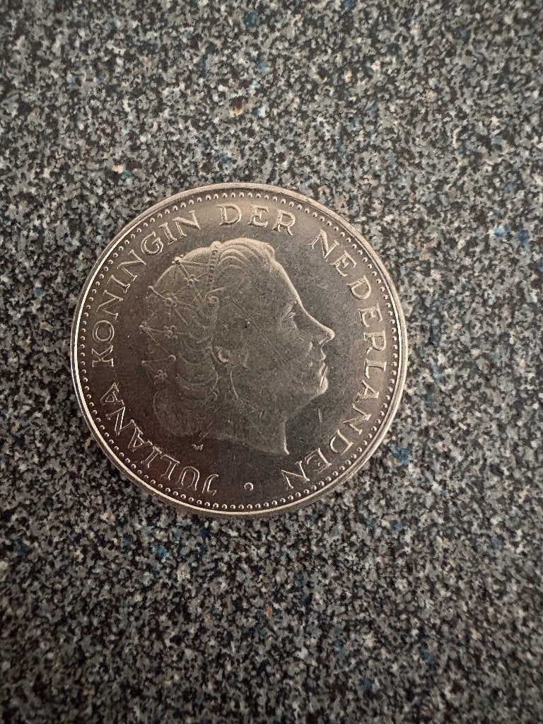 RIJKSDAALDER 1969, Ophalen of Verzenden, Koningin Juliana, 2½ gulden, Losse munt