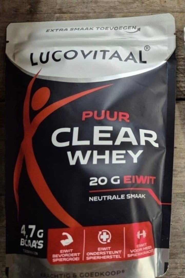 Lucovitaal Puur Clear Whey / Soja Proteïne Poeder, Ophalen of Verzenden, Nieuw, Poeder of Drank