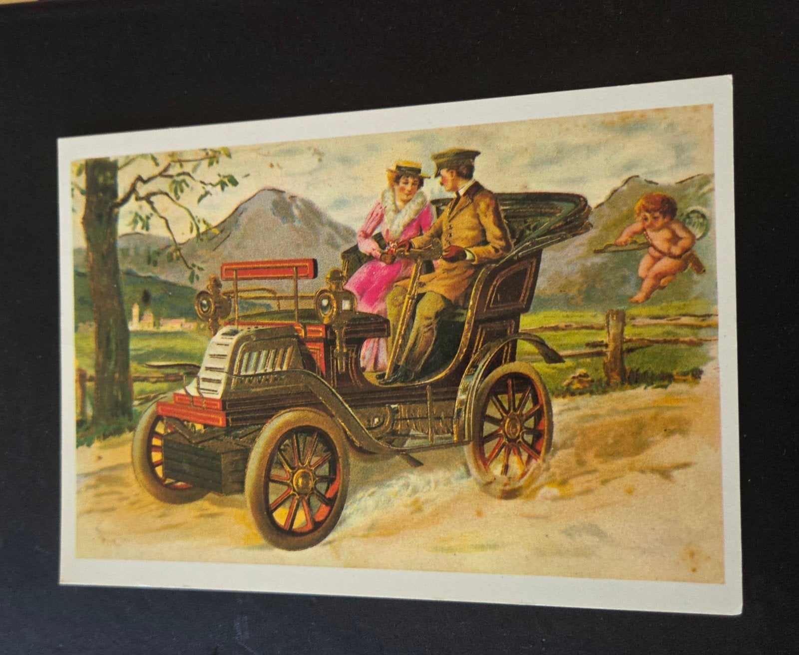 Klassieke Auto, Verzamelen, Ansichtkaarten | Themakaarten, Gelopen, 1980 tot heden, Voertuig, Verzenden
