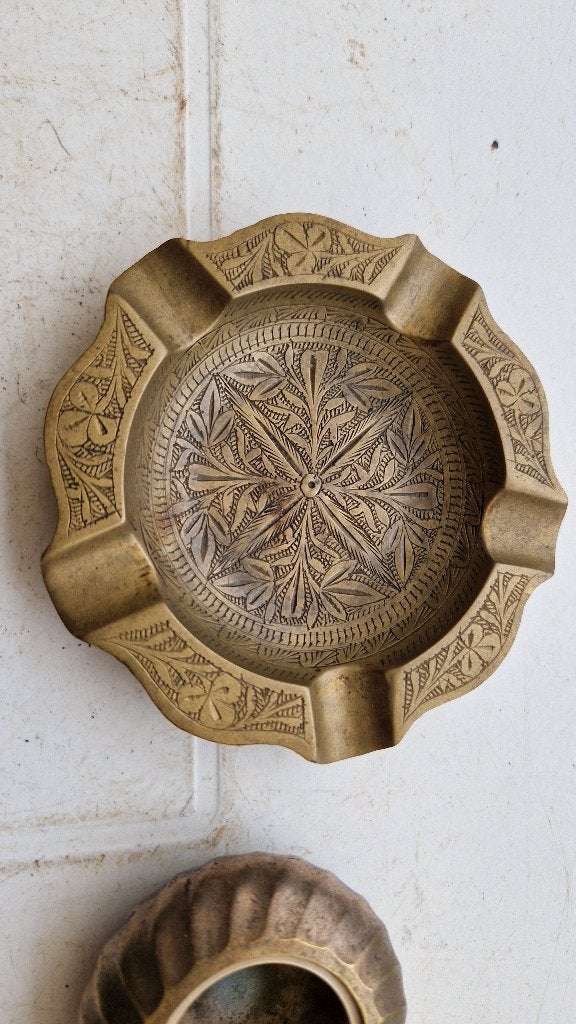 antieke koperen asbakken, Antiek en Kunst, Antiek | Koper en Brons, Ophalen of Verzenden, Koper