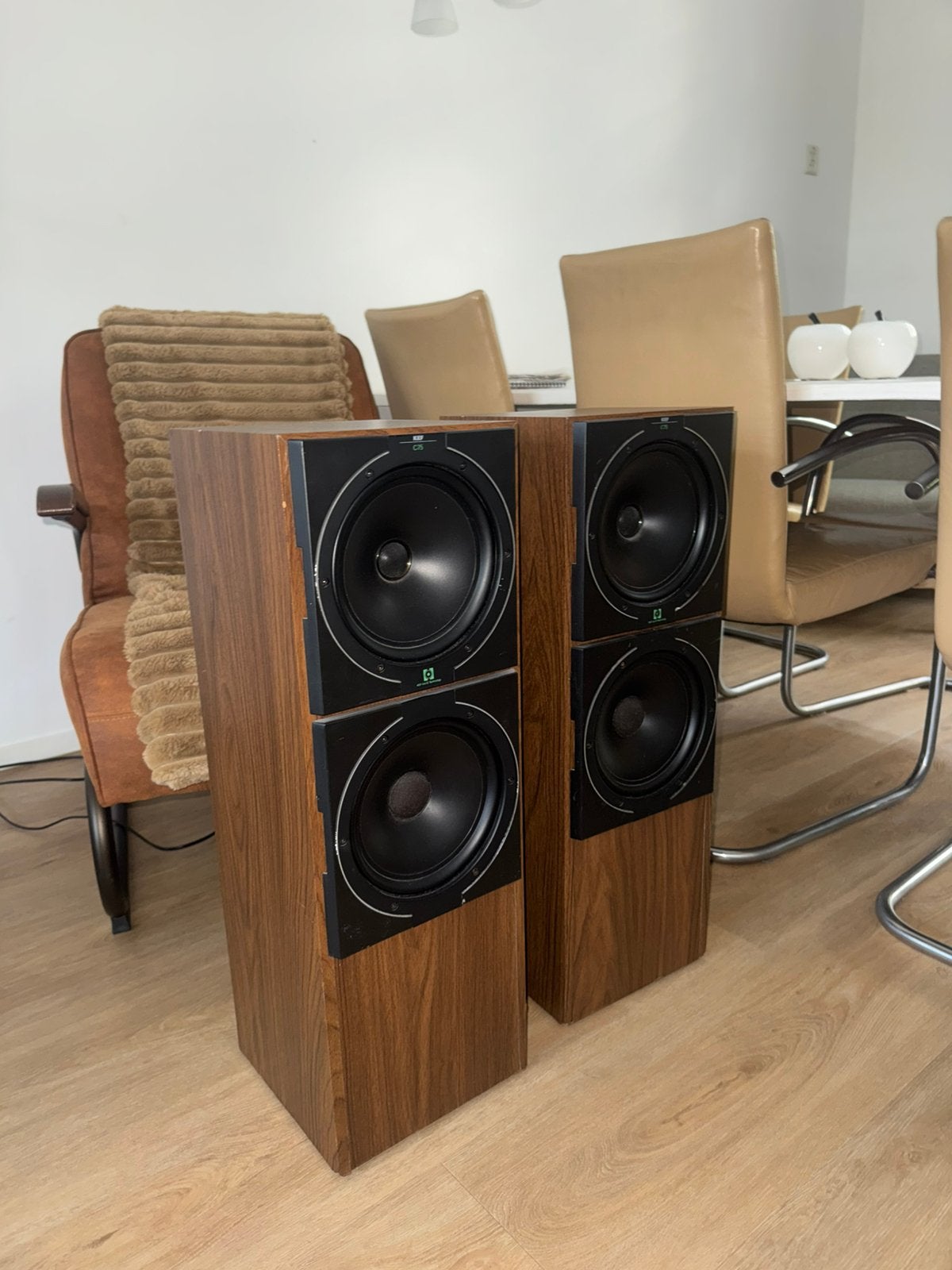 Set Kef c75, Ophalen, Stereo speakers, Gebruikt, 60 tot 120 watt